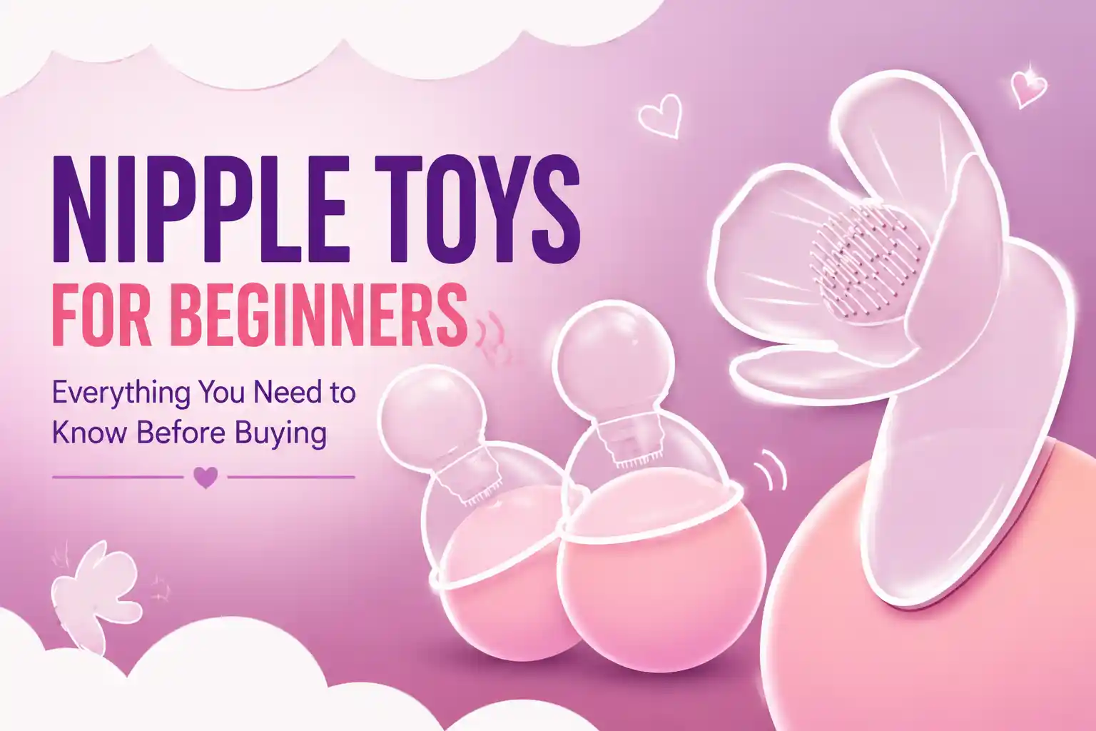 Beginner guide to nipple toys with different types of nipple stimulation products