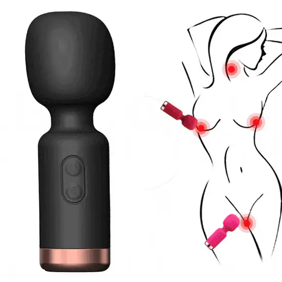 VigorLove - Mini Strong Shock Vibrator Multi Frequency Second Small Massage
