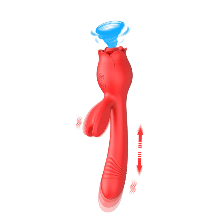 VigorLove - Rose Vibrator G Spot Clitoral Stimulator
