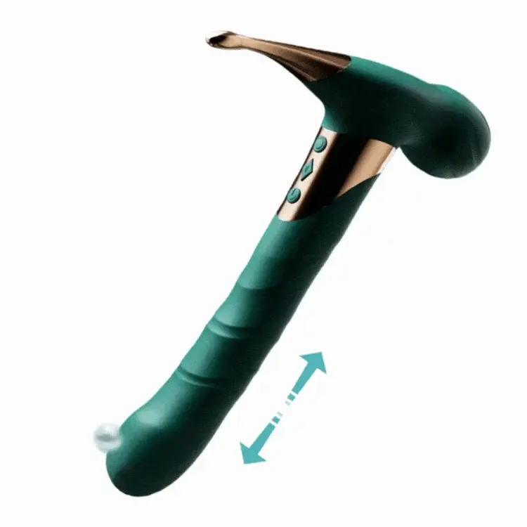 VigorLove -Thor Hammer - Telescopic Sucking Vibrator G-spot Stimulation