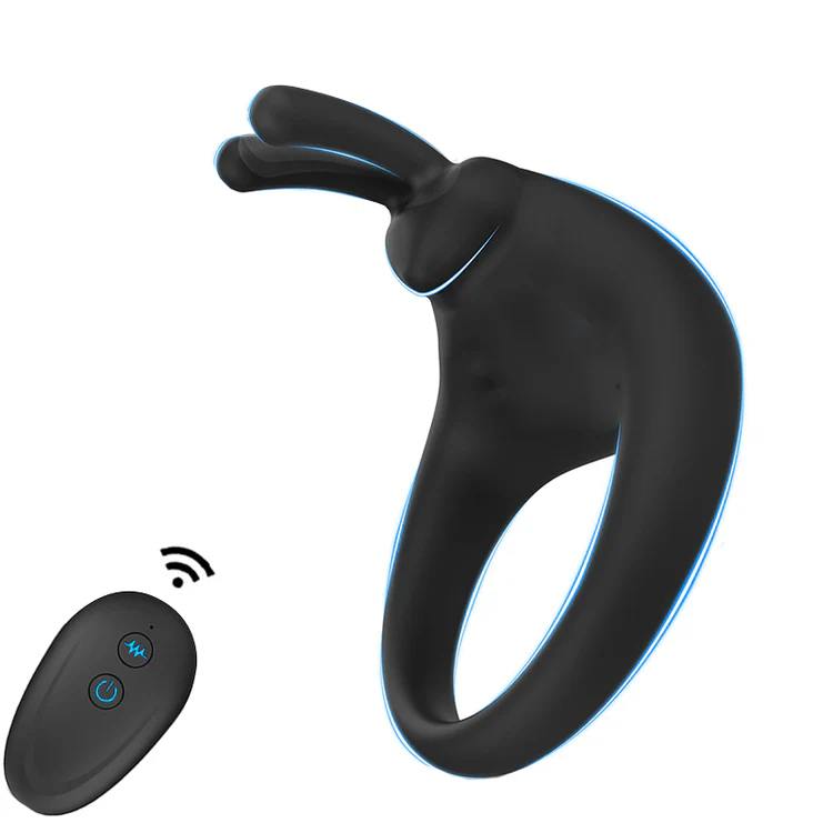 VigorLove - Rabbit Vibrating Cock Ring Adult Sex Toys with Clitoral Vibrator