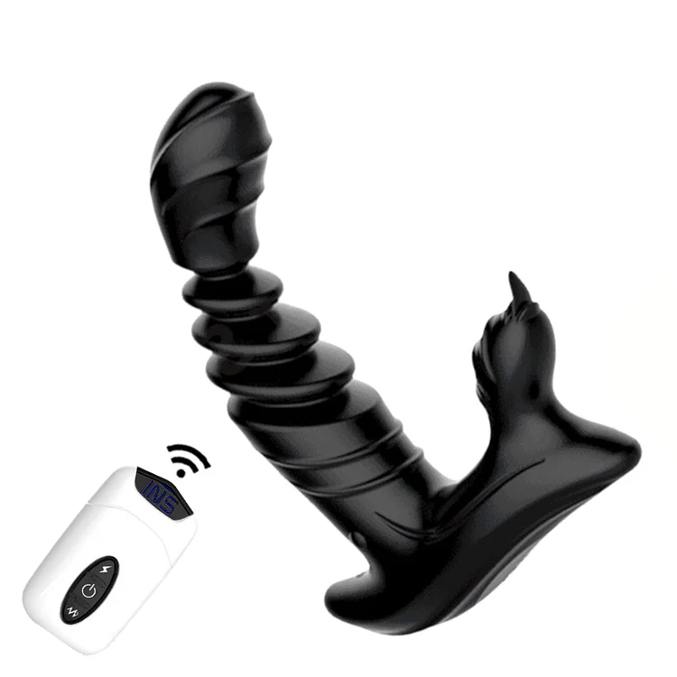 VigorLove - Telescopic Prostate Massager For Men And Women Double Shock Masturbation G-spot Vestibule Anal Plug Sex Toy Wholesale