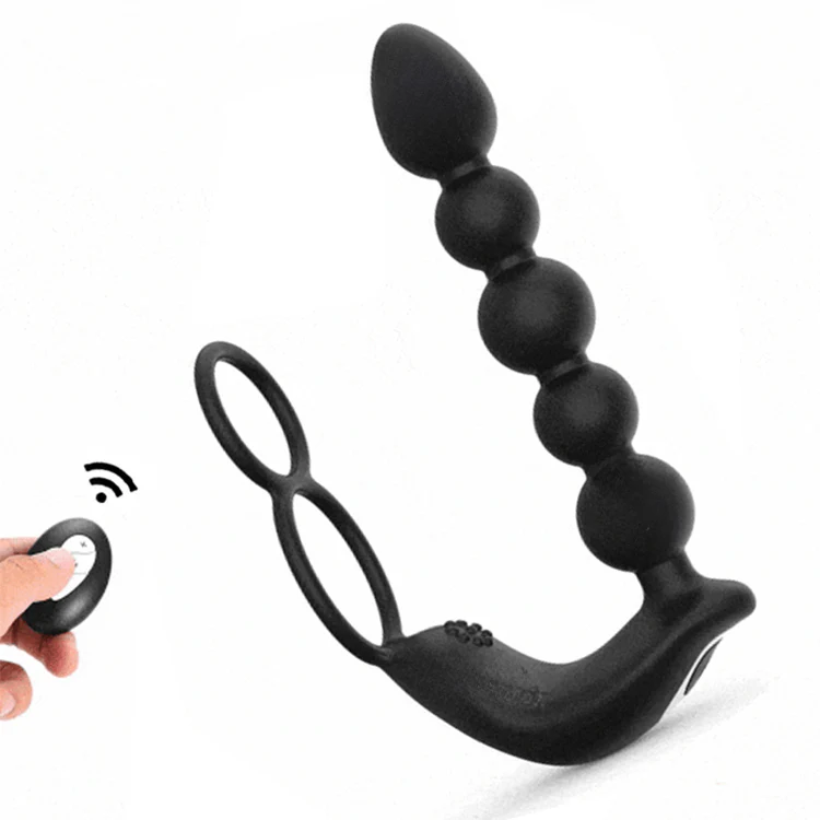 VigorLove - Butt Plug Anal Penis Ring Rechargeable Prostate Massager