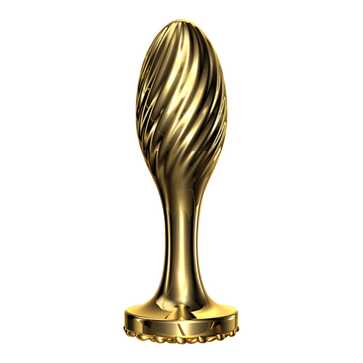 VigorLove - Pearl Gold Thread Anal Plug Anal Expansion