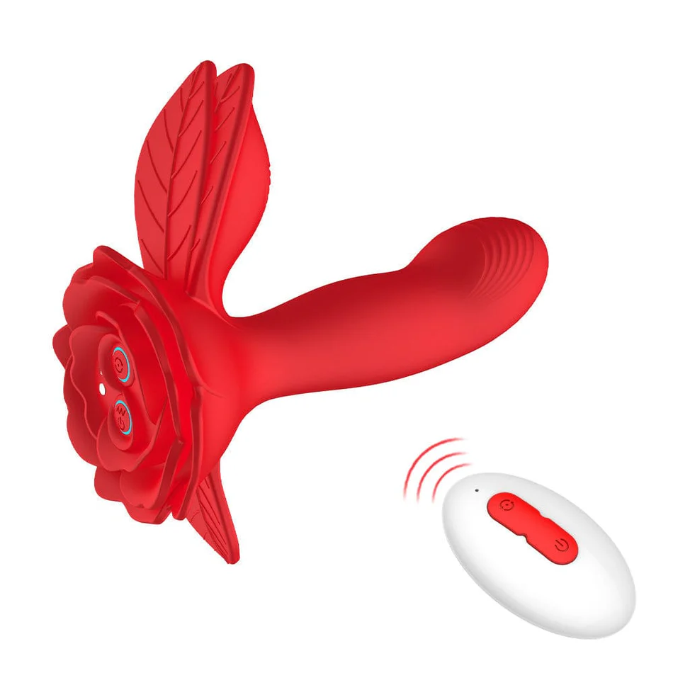 VigorLove - Rose Wearable Double Stimulation G Spot Vibrator