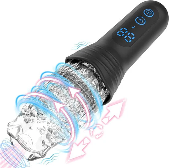 VigorLove - Gawk Gawk 4000 Masturbator Electric Sex Toy Masturbator Cup