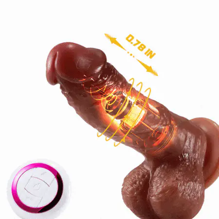 8.07‘’ VigorLove - 9 Vibrating 3 Telescoping Swing Realistic Dildo Vibrator