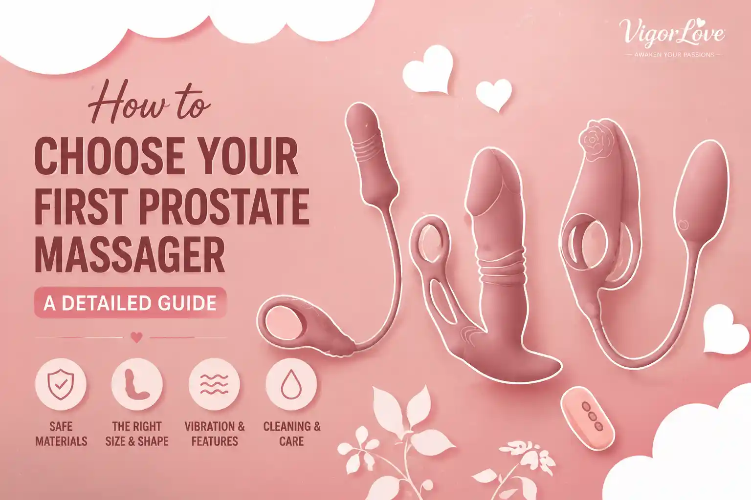 A beginner guide showing how to choose the right prostate massager