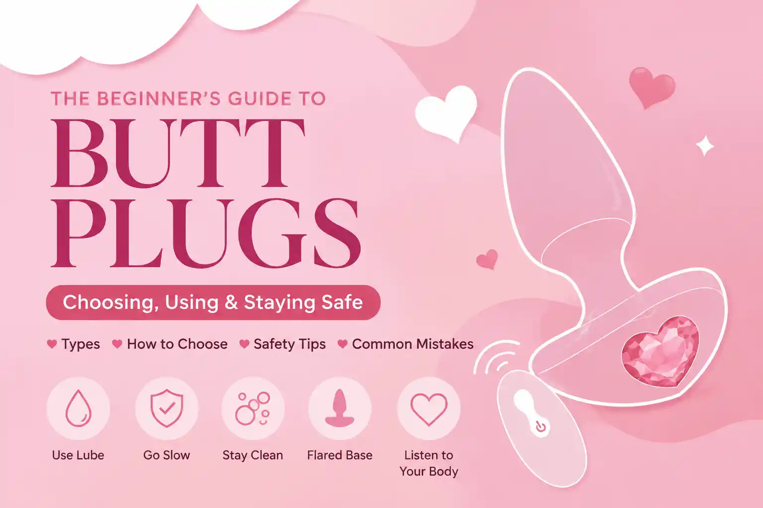 Beginner's guide to choosing and using butt plugs safely